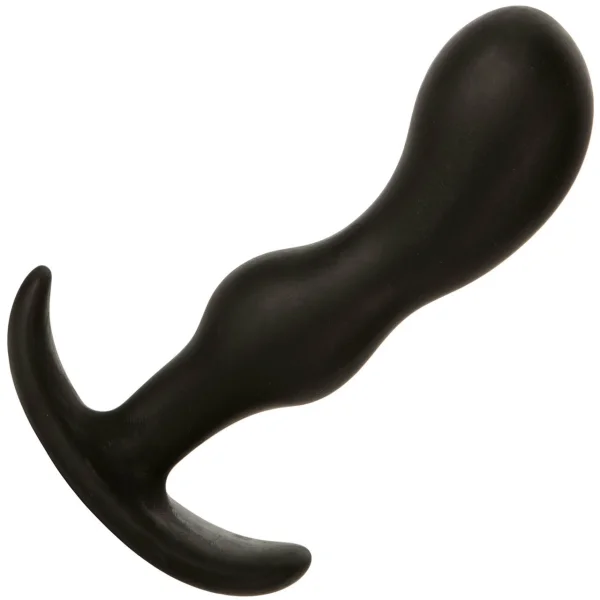 Mood Naughty 2 Medium Silicone Butt Plug by Doc Johnson - Black
