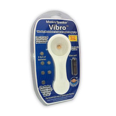 Monkey Spanker Vibro White