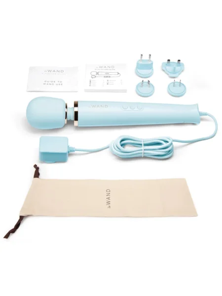 Powerful Plug In Sky Blue Massager - Le Wand
