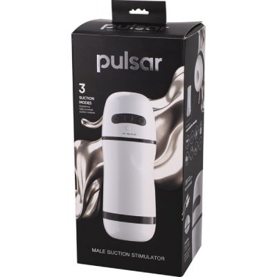 Pulsar Male Suction Stimulator White