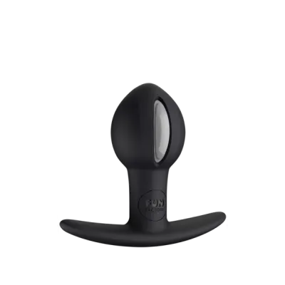 Fun Factory B Ball Uno Weighted Butt Plug Black Gray