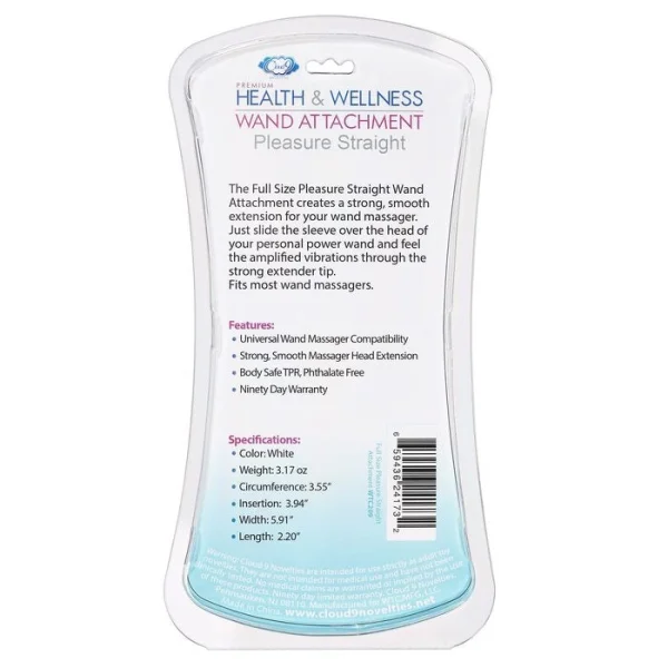 Cloud 9 - Full Size Pleasure Straight Wand Attachment — image 4 of 5
