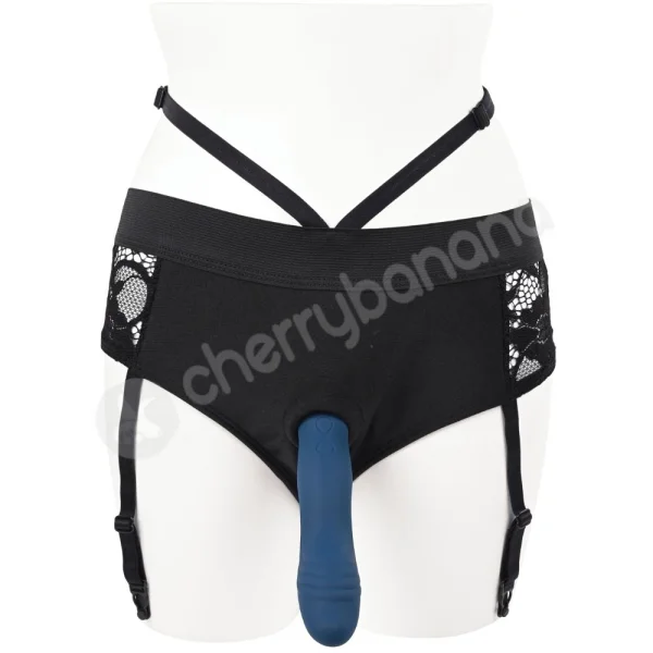 Gender X Snuggle Up Strap-on Vibe With Harness & Remote Control