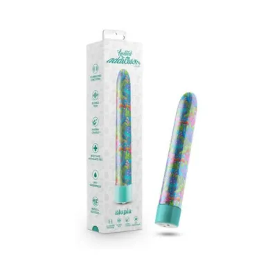 Classic Vibrators Limited Addiction Floradelic Rechargeable 7 In Vibrator Purple