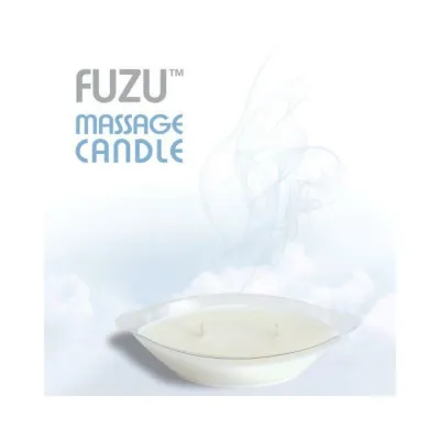Fuzu Massage Candle Freshly Unscented White 4 Oz