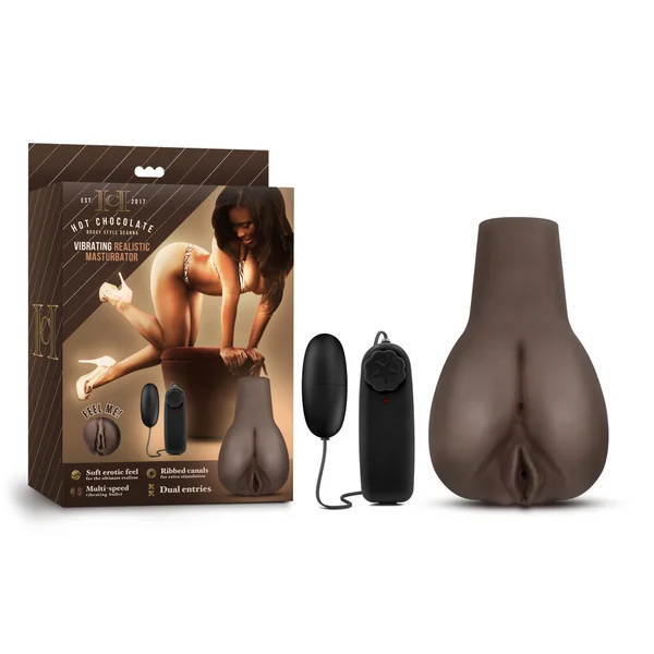 Hot Chocolate - Doggy Style Deanna - Vibrating Realistic Masturbator - Chocolate — image 22 of 24