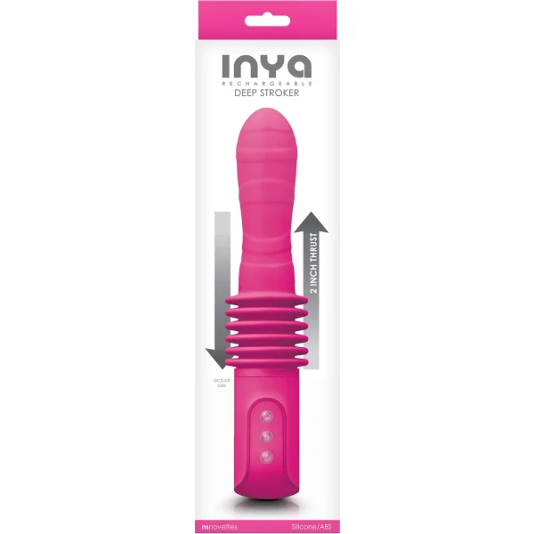 NS Novelties Inya Deep Stroker Vibrating Thrusting Dildo