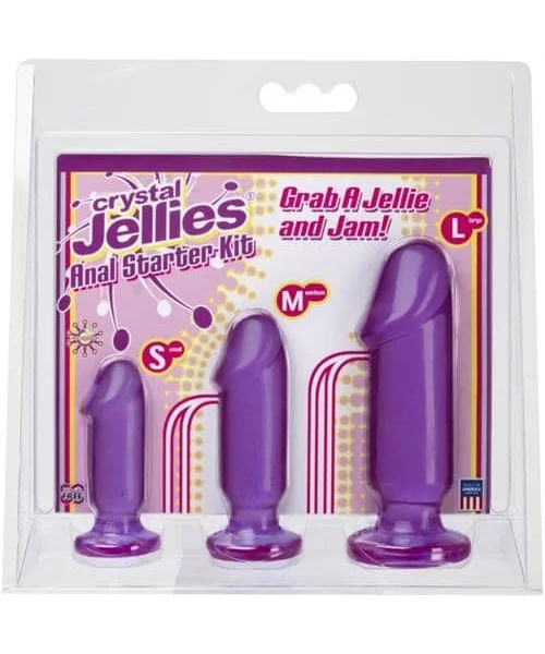 Crystal Jellies Anal Starter Kit Purple