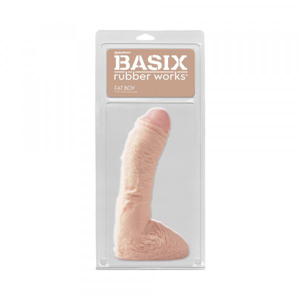 Basix Rubber Fat Boy 10 inches Dildo Beige