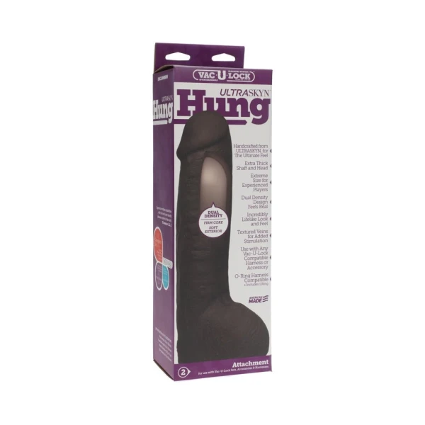 Vac-U-Lock 12 inches Ultraskyn Hung Dong
