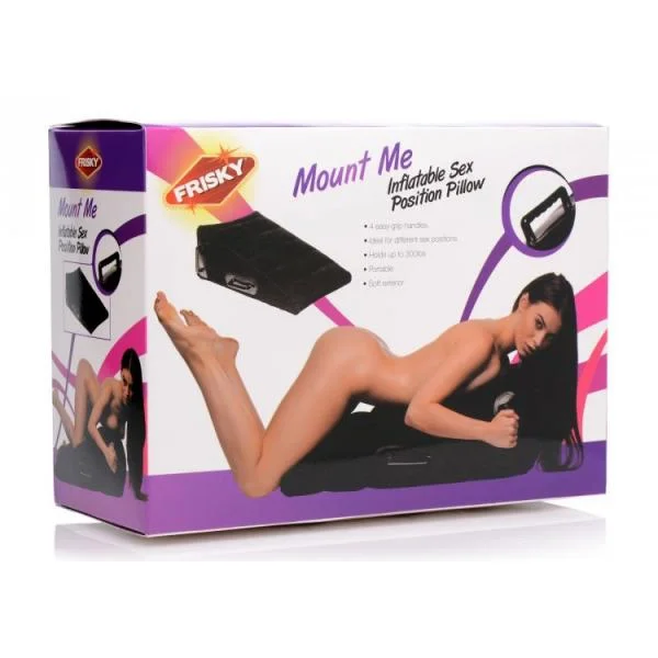 Mount Me Inflatable Sex Position Pillow Black