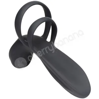 Trinity Silicone Vibrating Girth Enhancer Sleeve Cock Ring With Remote