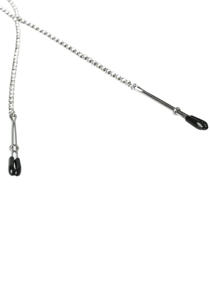 Midnight Teardrop Nipple Clips by Sportsheets