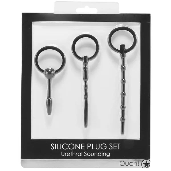 Ouch! 3 Piece Silicone Sounding Set