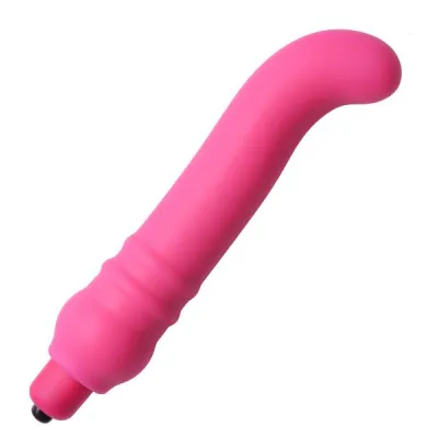 Pink Curve Silicone G spot Vibe