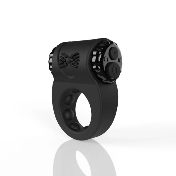 Screaming O - Big O Ritz Rechargeable Vibe Ring -  Black