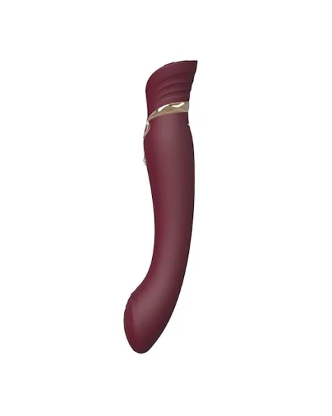 Zalo Queen Set Vibrator - Red - 8.5 Inches