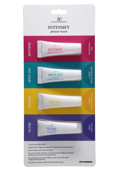 Intimate Enhancements Intensify Pleasure 4 Pack