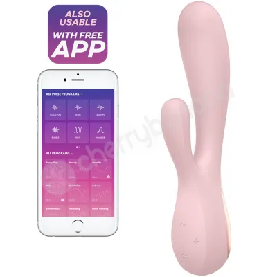 Satisfyer Mono Flex Pink App Controlled Rabbit Vibrator