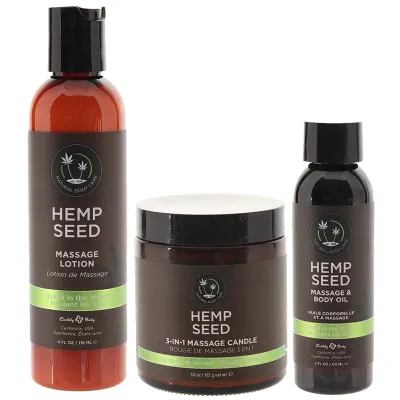 Hemp Seed Massage In A Box Naked In The Woods