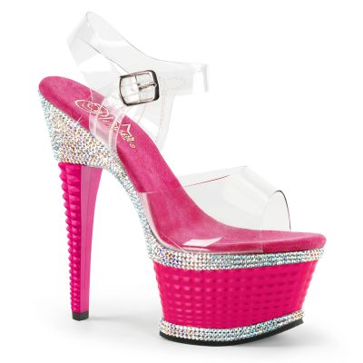6 1 2 inches Heel 2 1 2 inches PF Ankle Strap Sandal w RS Detail