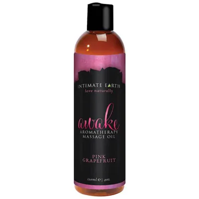 Intimate Earth Awake Aromatherapy Massage Oil Pink 120 Ml