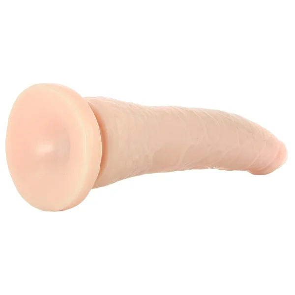 Basix Rubber Works - Slim 7 Inch With Suction Cup - Flesh