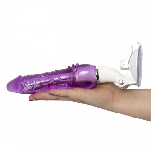 Bondara Crystal Clear Purple Showergasm Vibrator – 10 Inch — image 5 of 5