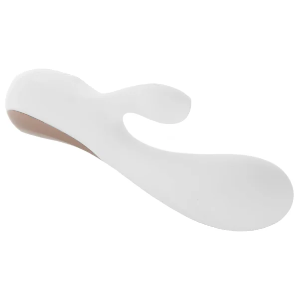 Satisfyer Mono Flex Rechargeable Waterproof App Enabled Rabbit Vibrator - White