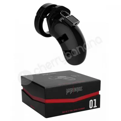 Mancage Model 01 Black Male Chastity Cage