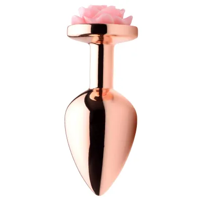 Pink Rose Gold Anal Plug Medium