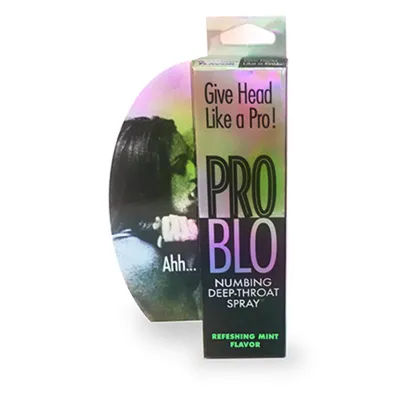 Problo Numbing Deep Throat Spray Refreshing Mint 1 Fl Oz 29ml