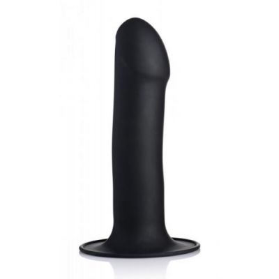 Squeeze It Phallic Dildo Black
