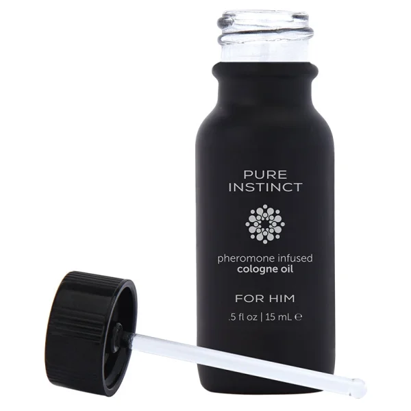 Pure Instinct Black - Pheromone Cologne  Oil .5oz