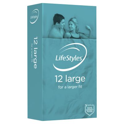 Lifestyles Large Condoms x12