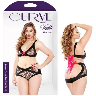 Peek A Boo Bra Set 3X 4X