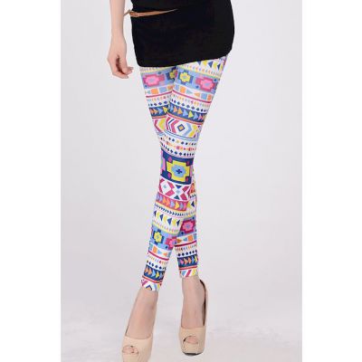 Colorful Geometric World Legging Various One Size