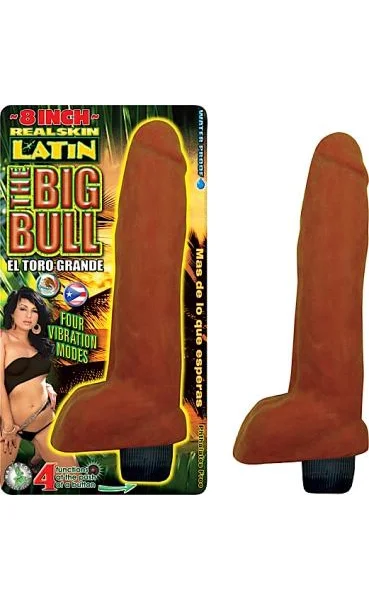 Real Skin Latin The Big Bull Vibrator Waterproof