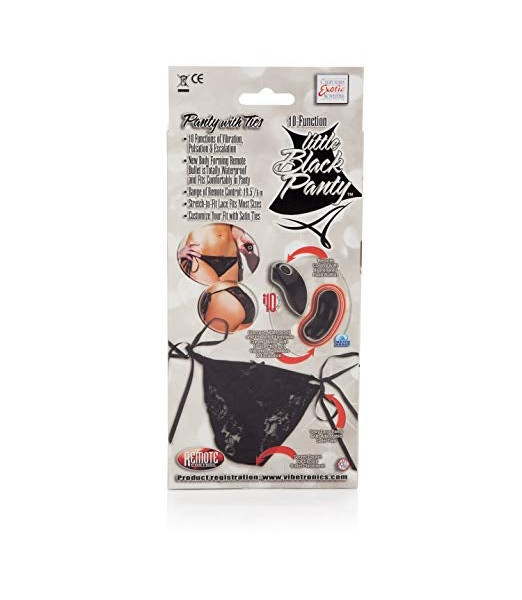 CalExotics Remote Control 10 Function Little Black Panty