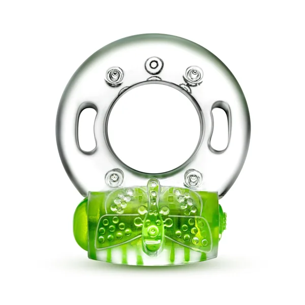 Play With Me - Arouser Vibrating C-ring - Green