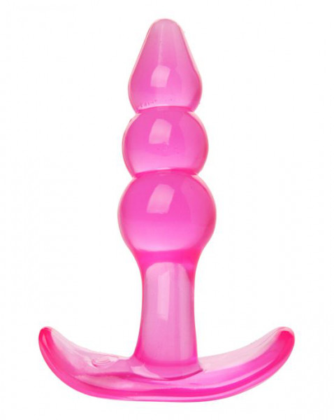 Bubbles Bumpy Starter Anal Plug - Pink