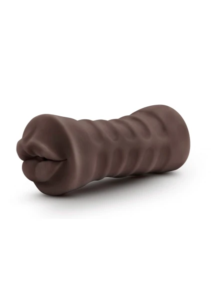 Hot Chocolate Renee Mouth Shaped Penis Masturbator By Blush