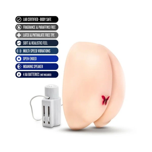 5X Vibrating Rear Moaning Ecstasy Masturbator Beige — image 15 of 16