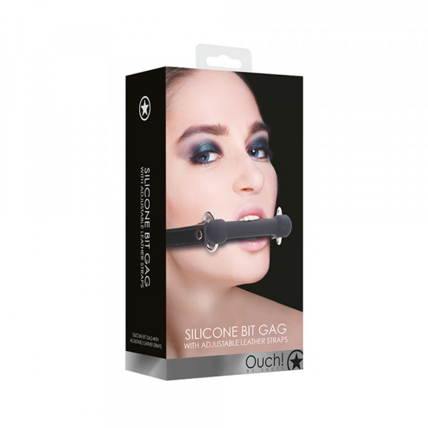 Ouch! Bit Gag - Black