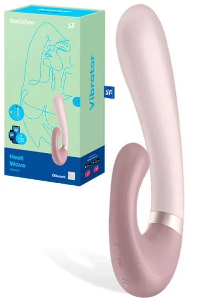 Satisfyer Heat Wave Dual Stimulation Heated Vibrator with App Control