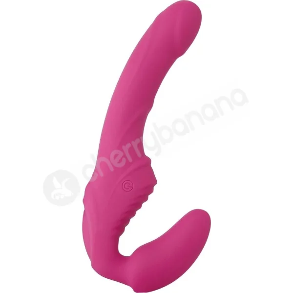 Adam & Eve Eve's Vibrating Strapless Pink Strap-on