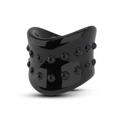 Stay Hard Beef Ball Stretcher X Long 1 5 Inch Diameter Black