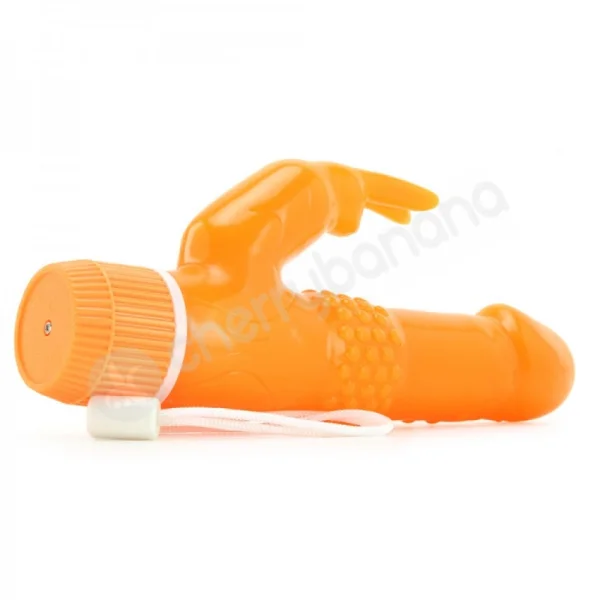 Neon Luv Touch Orange Rabbit Vibrator