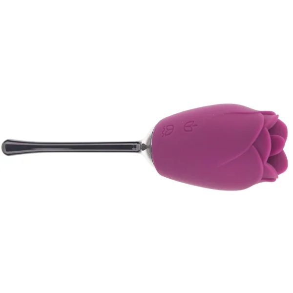 Playboy Pleasure Petal Rechargeable Silicone Clitoral Vibrator - Fuchsia