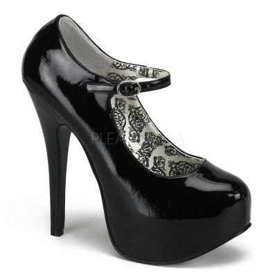 TEEZE 07 5 3 4 Heel Maryjane W Concealed Platform Pump